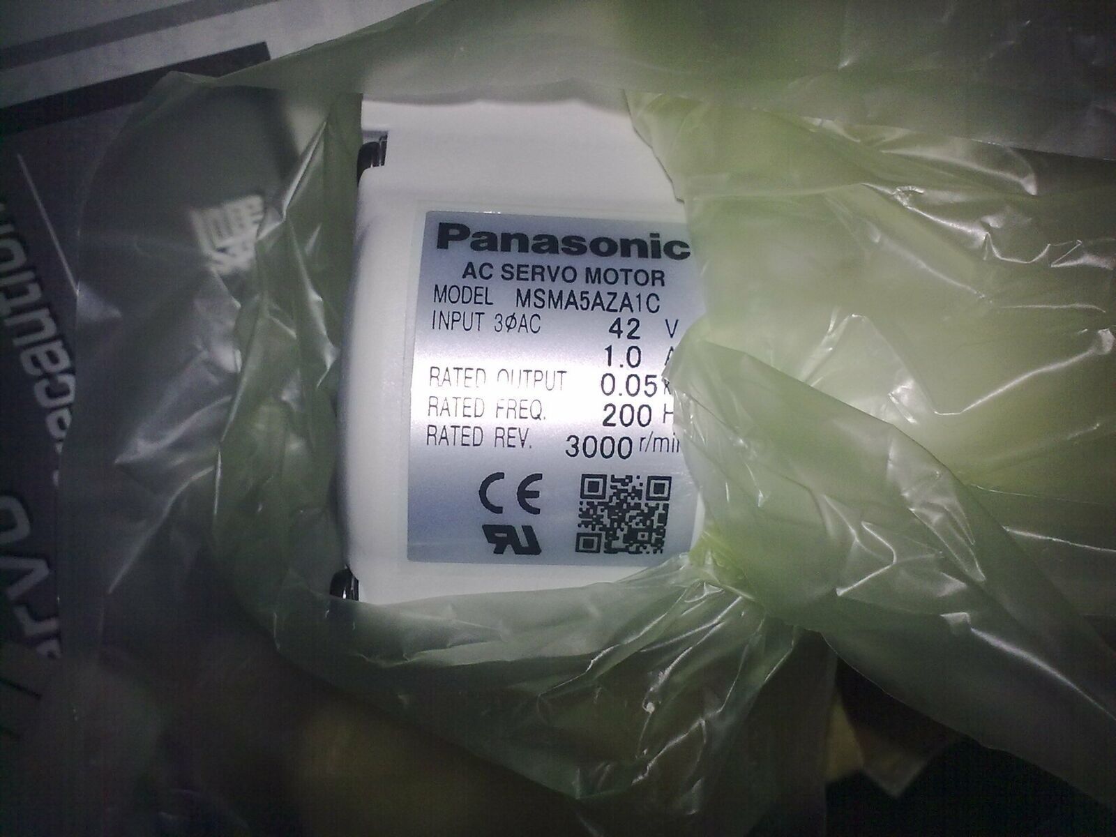 Panasonic MSMA5AZA1C Servo Motor 1-Year Warranty - PANASONIC