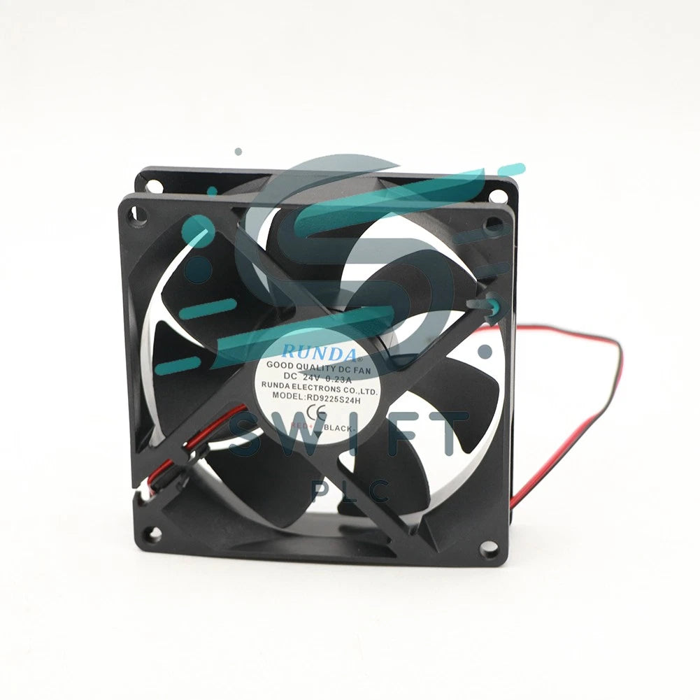 5PCS 9225 9CM 2 Wire Cooling Fan RUNDA RD9225S24H DC24V 0.23A