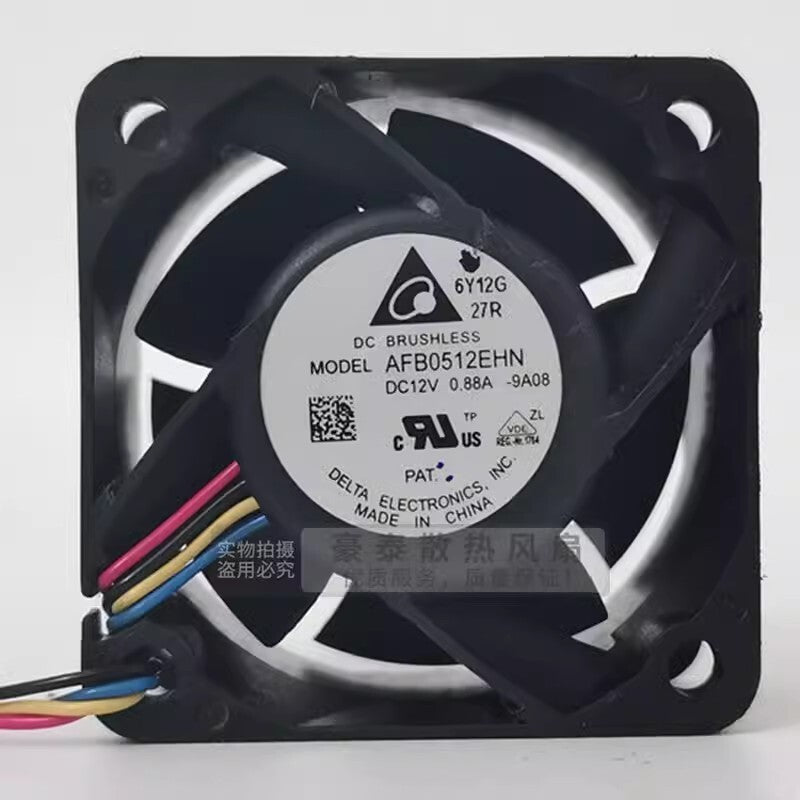 Delta AFB0512EHN 5028 DC12V 0.88A 5CM 4-Wire Silent Cooling Fan