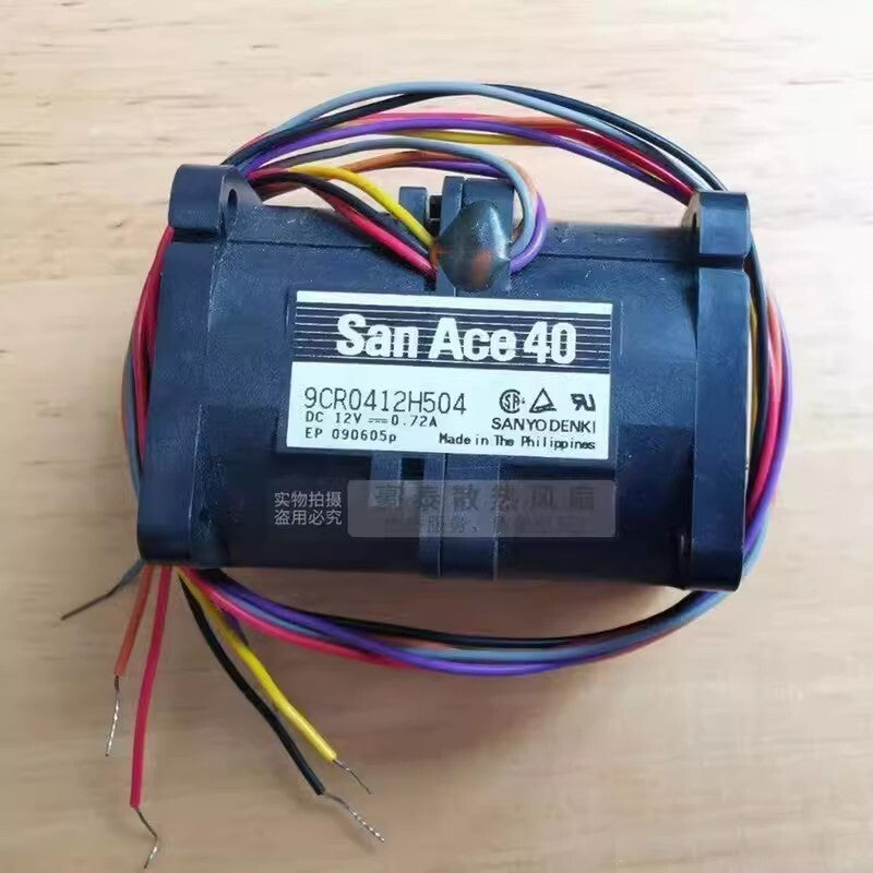 Sanyo 9CR0412H504 4056 DC12V 0.72A Turbo Cooling Fan