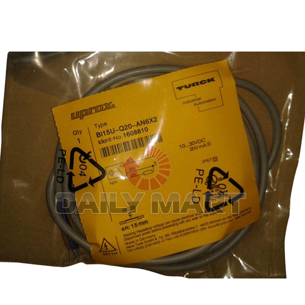 TURCK PhotoElectric Inductive Sensor Embeddable BI15U-Q20-AN6X2 Proximity Switch