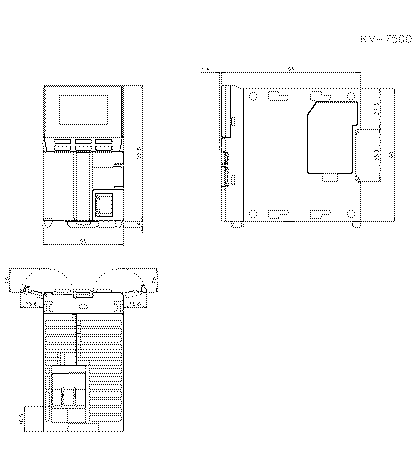 Keyence KV-7500 PLC CPU Unit – New - KEYENCE
