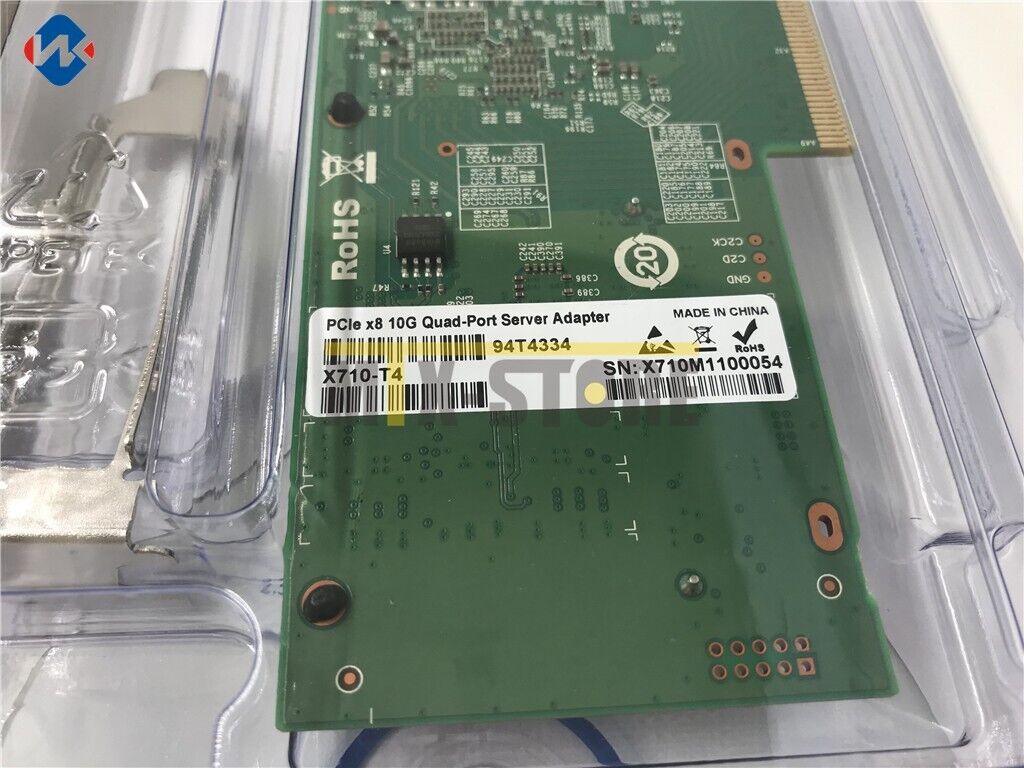 new 1PCS Dell Intel X710-T4 Ethernet Converged Network Adapter X710T4 - DELL