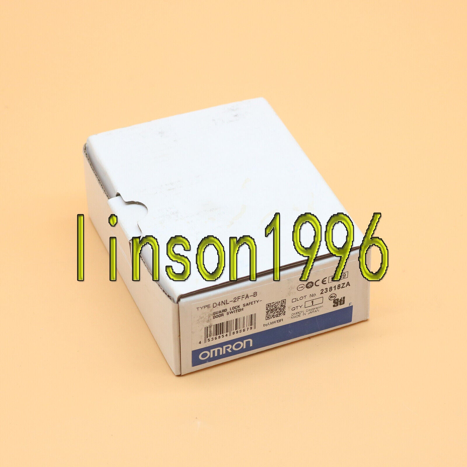 Omron Guard Lock Safety Door Switch D4NL-2FFA-B - OMRON