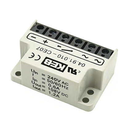 new KEB 04.91.010-CE07 Uin 500VAC 1,0A 0,45*Uin 50/60Hz Half-wave rectifier module