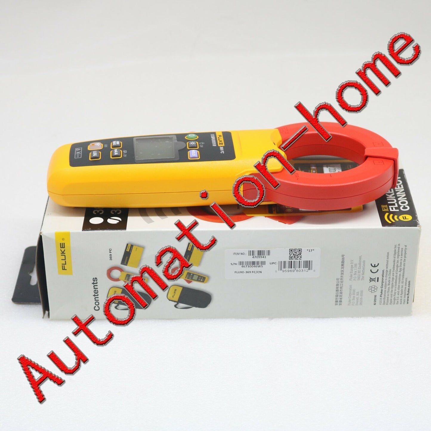 FLUKE 369 FC True-RMS Wireless Current Clamp Meter, 61mm Jaw - FLUKE