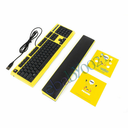 Razer RAZER Pokemon Pikachu wired gaming keyboard 104keys with mechanical keycaps and backlighting - RAZER