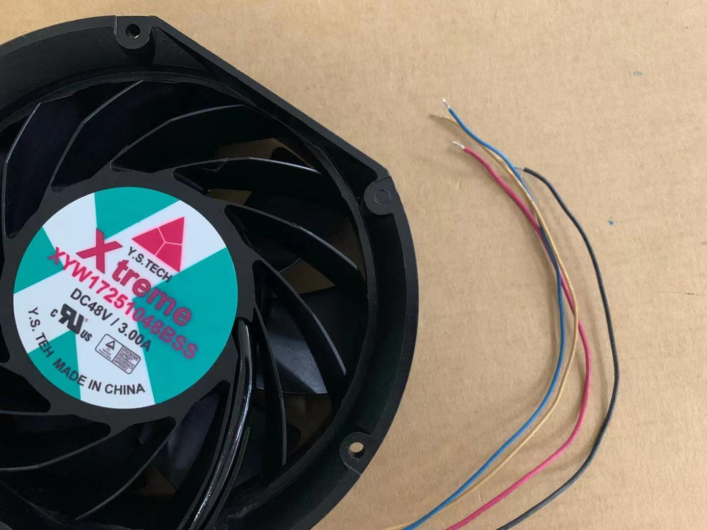 new 1pc XTREME XYW17251048BSS DC 48v/3.00A 17251 17CM 4-wire PWM fan