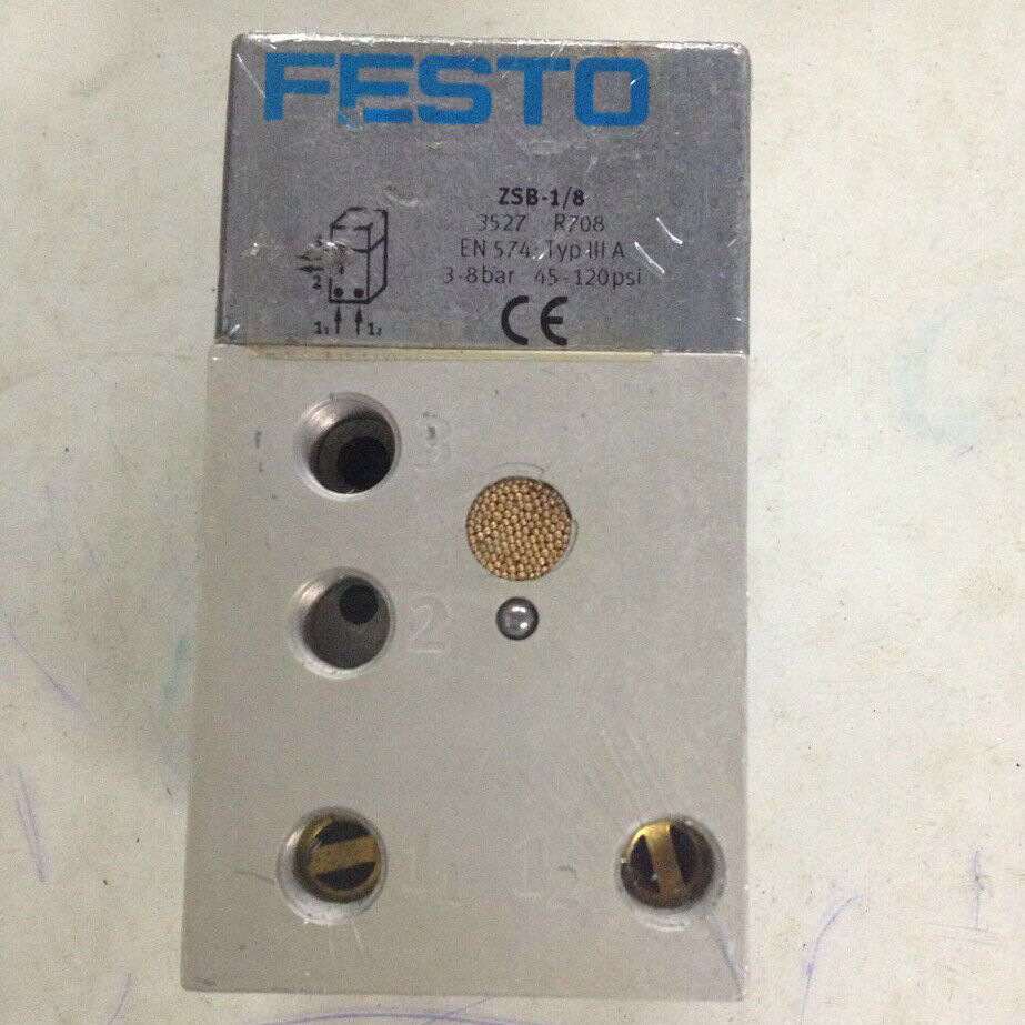 FESTO Safety Control Valve ZSB-1/8 3527 - FESTO