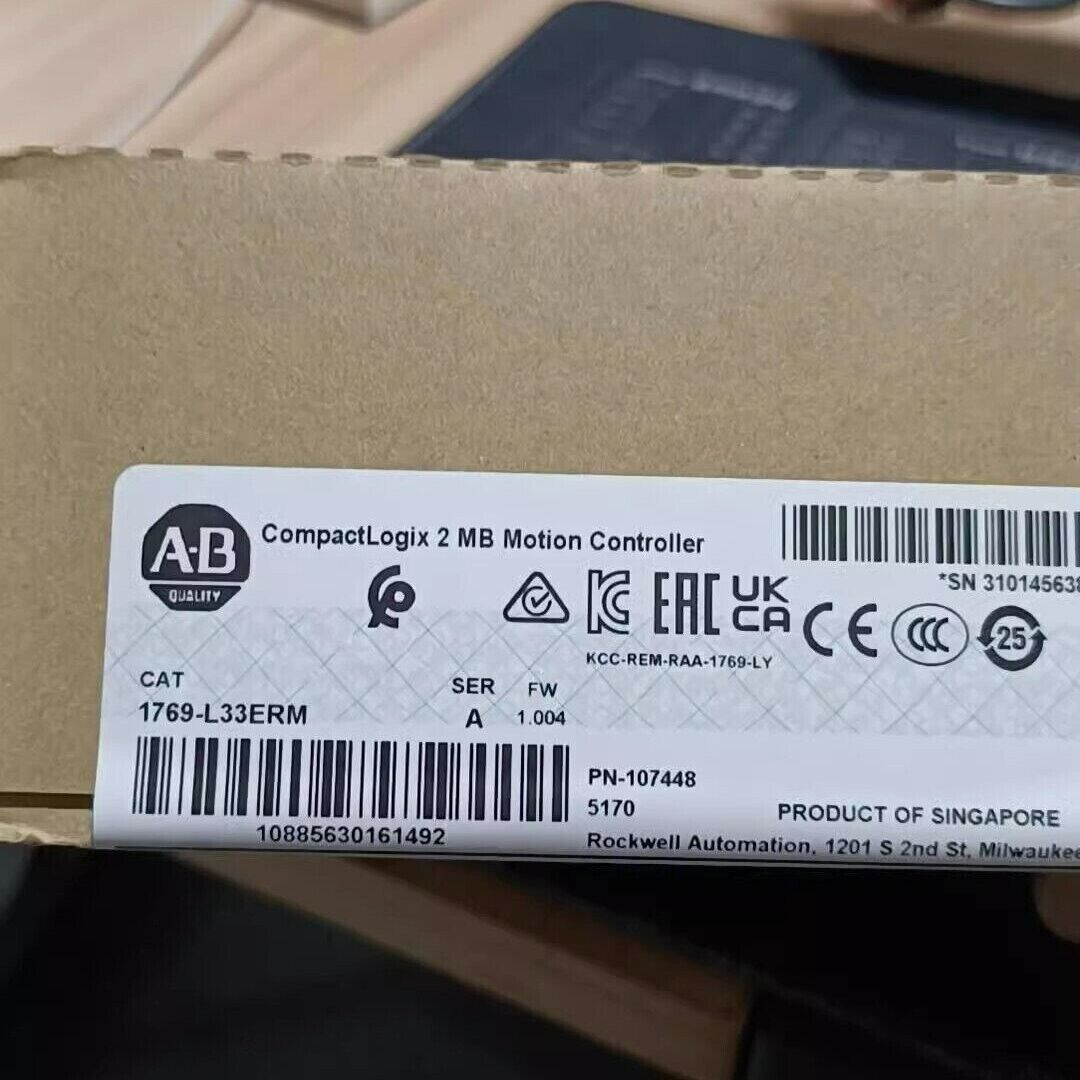 New Factory Sealed Allen-Bradley 1769-L33ERM - ALLEN-BRADLEY