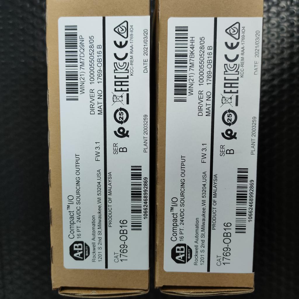 CompactLogix 1769OB16 SER B 24VDC Module New Factory Sealed - COMPACTLOGIX
