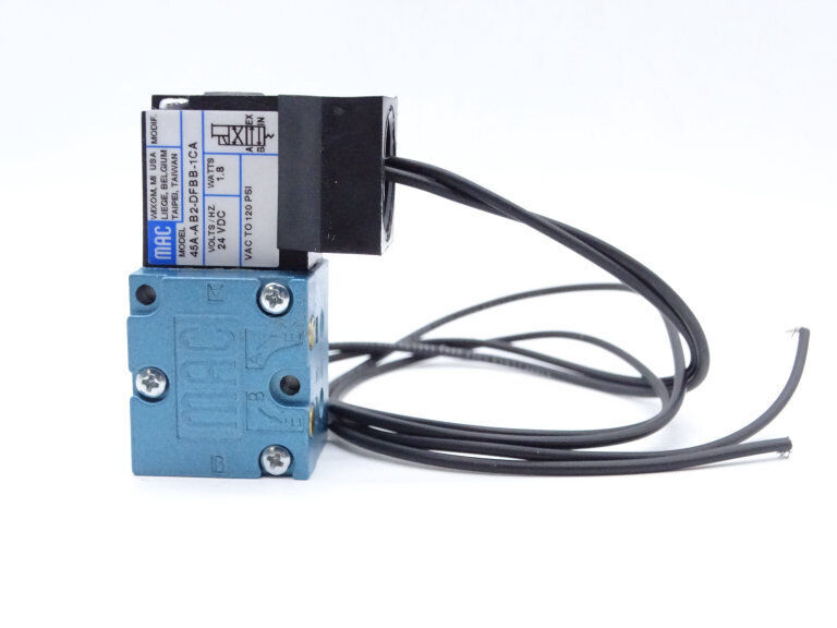MAC VALVES INC. 45A-AB2-DFBB-1CA VALVE | industrial valve | pressure control | valve assembly | MAC VALVES VALVE - MAC VALVES INC.