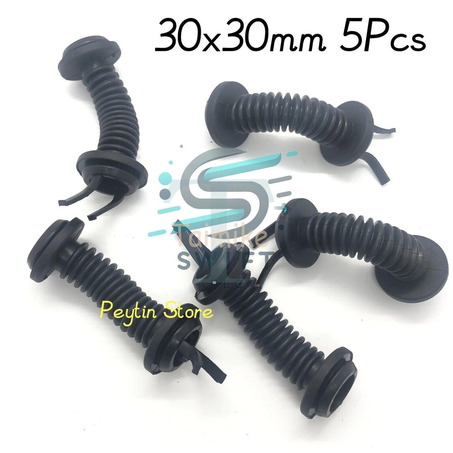 5X 30x30mm For Automobile Wire Harness Special Straight Tube Silicone Sleeve