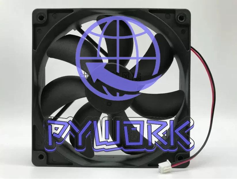 ONE ' for POWERYEAR PY-1225H12S 12V 0.35A 12CM 12025 cooling fan 2-wire ~
