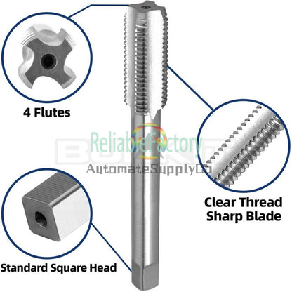 1/2"-20 UNF Tap and Die Set Left Hand, 1/2 x 20 UNF Thread Tap and Round Die