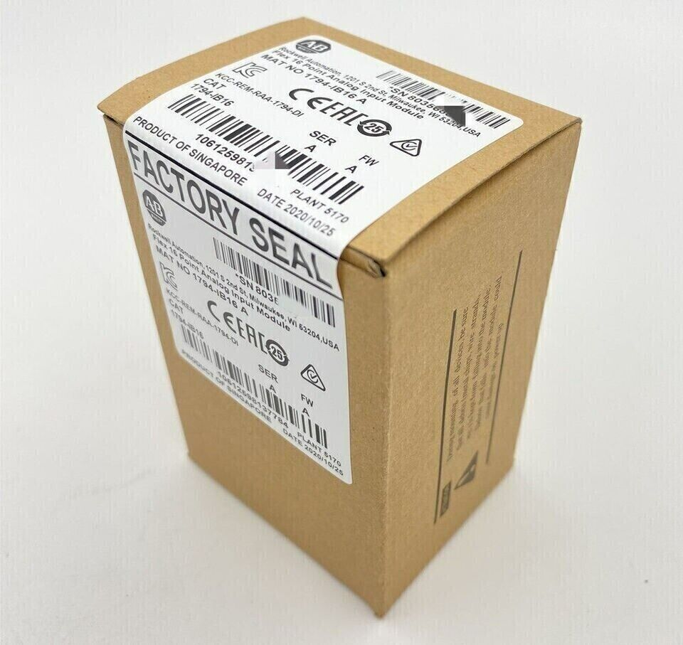 Factory Sealed AB 1794-IB16 SER A Flex Input Module - FLEXCOM
