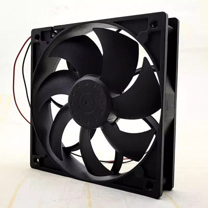 KAKU KA1225-2500D24B DC24V 0.19A 12025 12CM 2-Wire Cooling Fan