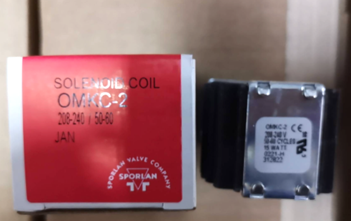 SPORLAN OMKC-2 Quick Opening Solenoid Valve Coil - SPORLAN
