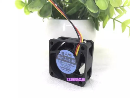 Sanyo 109P0424H6D22 4020 DC24V 0.07A 4CM 3-Wire Inverter Cooling Fan