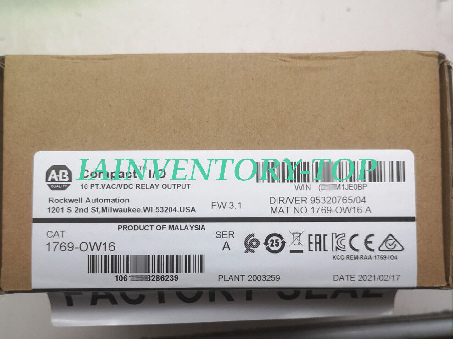 1769 OW16 AB Compact Relay New Factory Sealed Fast Ship - RELAY