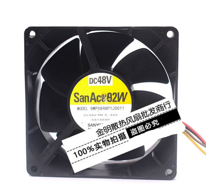 Sanyo 9WP0948P1J0011 DC48V 0.32A 9038 90mm inverter cooling fan 4pin