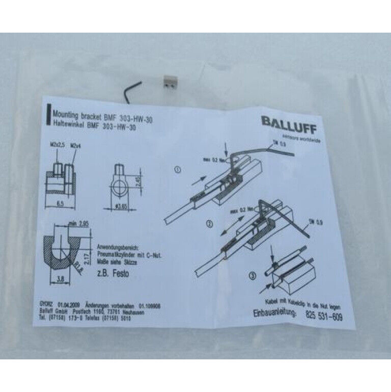 BALLUFF Support Angle Steel BMF 303-HW-30 Fast - BALLUFF