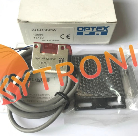 1Pcs OPTEX KR-Q50PW Photoelectric Sensor