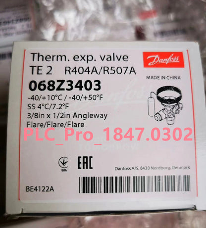 1PCS Danfoss TES2 068Z3403 R404A/R507 Thermal Expansion Valve