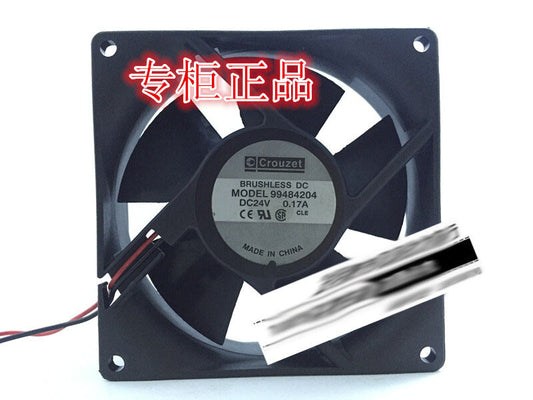 Crouzet 99484204 9225 9CM 24V 0.17A 2-wire inverter fan