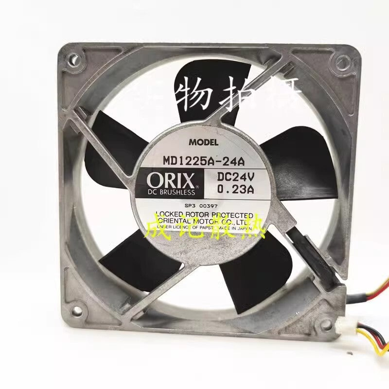 ORIX MD1225A-24A DC24V 0.23A 3-Pin Inverter Cooling Fan