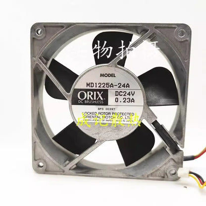 ORIX MD1225A-24A DC24V 0.23A 3-Pin Inverter Cooling Fan