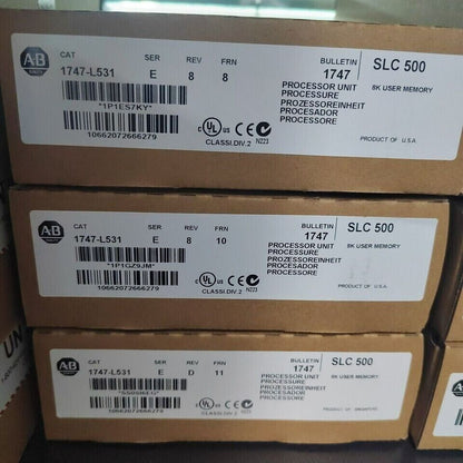 New Factory Sealed AB 1747-L531 SLC 500 CPU Processor Controller - NEW FACTORY SEALED
