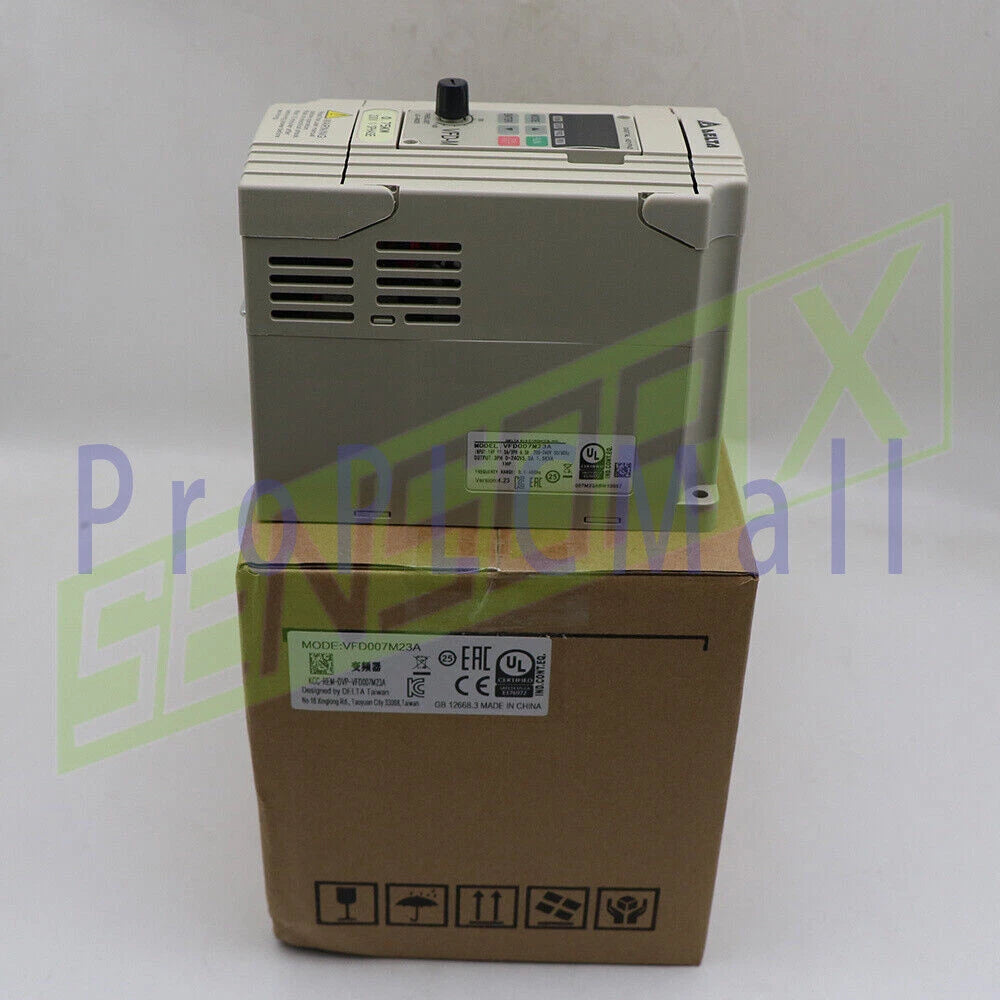 1x Delta VFD007M23A 220V 0.75KW Frequency Converter~