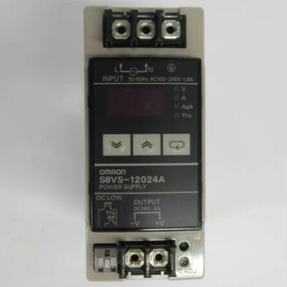 OMRON S8VS-12024A DC Power Supply 24VDC 5A 50Hz/60Hz - OMRON