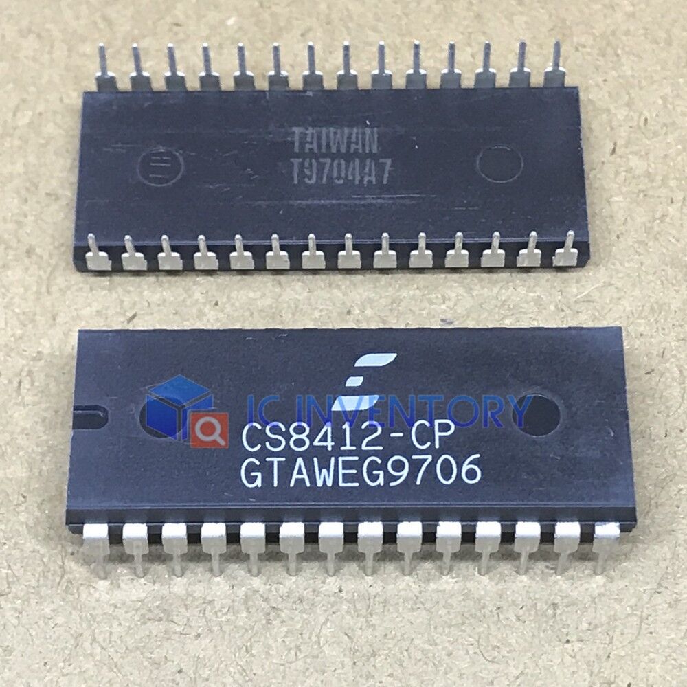1PCS CHIRUS LOGIC DIP-28 CS8412CP Audio Interface Receiver - CIRRUS LOGIC