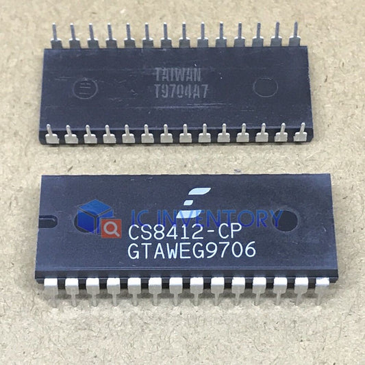 1PCS CHIRUS LOGIC DIP-28 CS8412CP Audio Interface Receiver - CIRRUS LOGIC