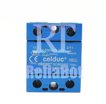 for Celduc Okpac Solid State Relay SO965460 50A/24-600VAC PLC