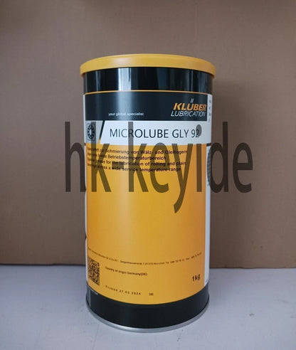 KLUBER Lubrication Microlube GLY 92 Grease 1Kg (2.2LB) free ship