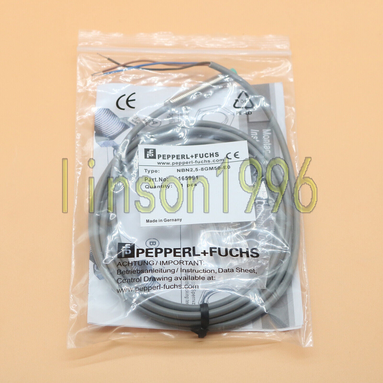 1PC Pepperl+Fuchs Proximity Switch NBN2.5-8GM50-E0 - PEPPERL+FUCHS