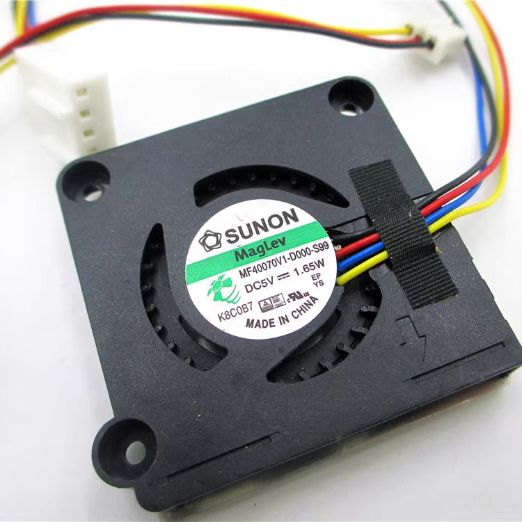 new ONE SUNON MF40070V1-D000-S99 4-wire 5V 1.65W 4007 4CM Notebook Fan - SUNON