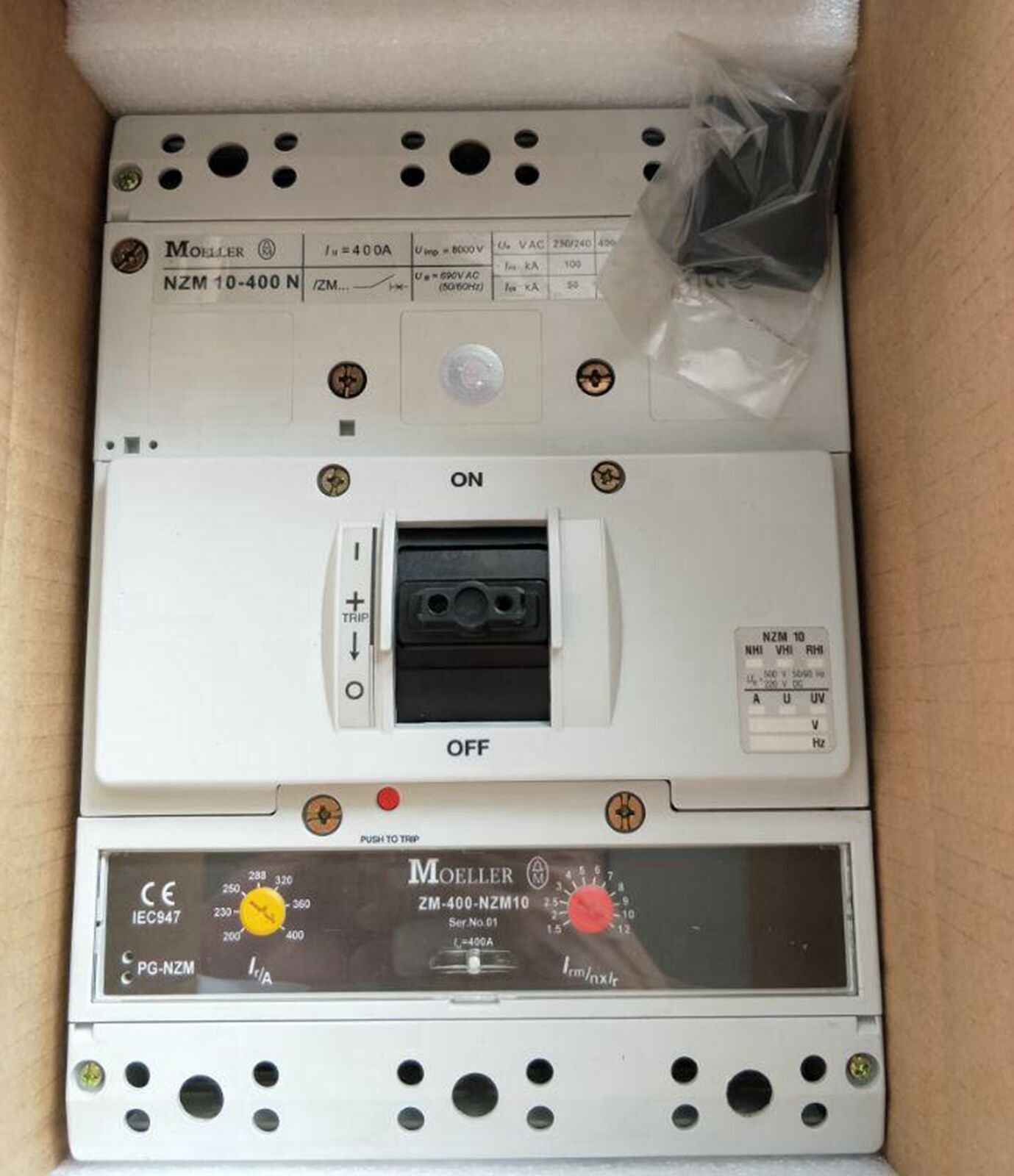 MOELLER NZM10-400N Circuit Breaker - MOELLER