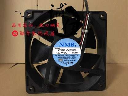 NMB 4712KL-04W-B30 12032 DC12V 0.7A 12CM 3-Wire Ball Cooling Fan
