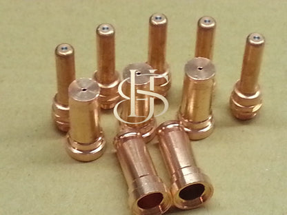 10pc Plasma Tips Electrodes C1851 C1388 Snap-On Cebora CP95 CP-95 Cutter Torch#I