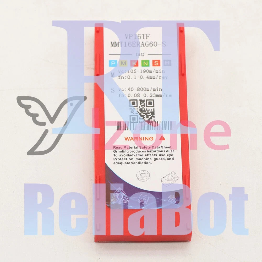 10PC for Mitsubishi MMT 16ER AG60 VP15TF MMT16ERAG60-S Carbide Threading Inserts