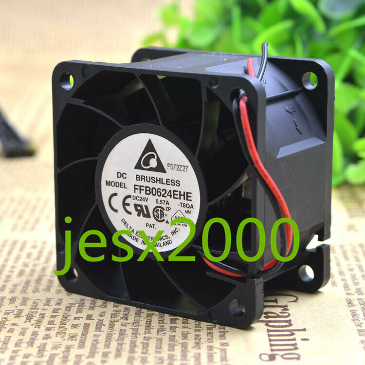 Delta FFB0624EHE 24V 0.57A 6CM 2 WIRES - DELTA