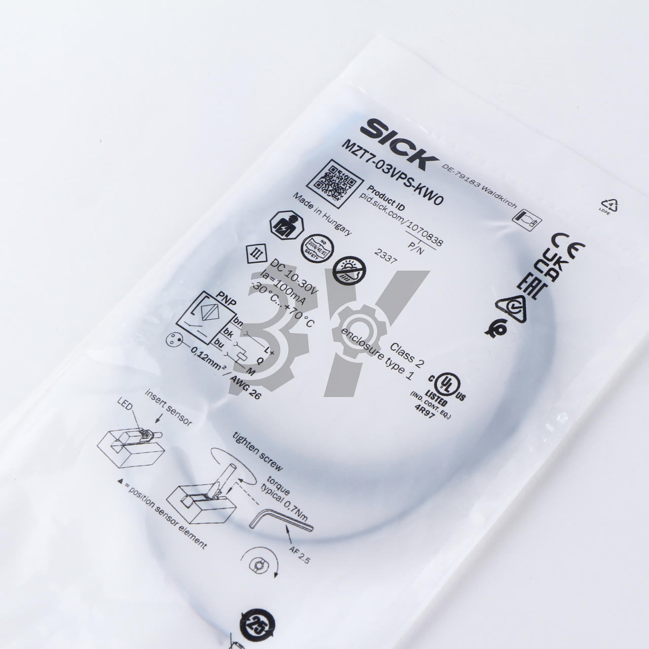 new 1PCS SICK sensor MZT7-03VPS-KW0 1070838 - SICK