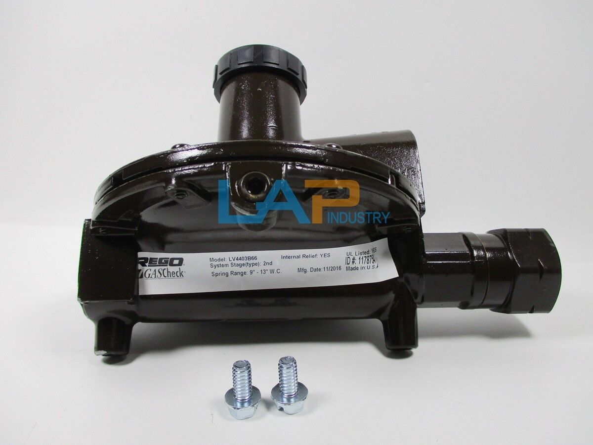 new REGO LV4403B66 LP-Gas Regulator 450L Compressed Gas Regulator - REGO