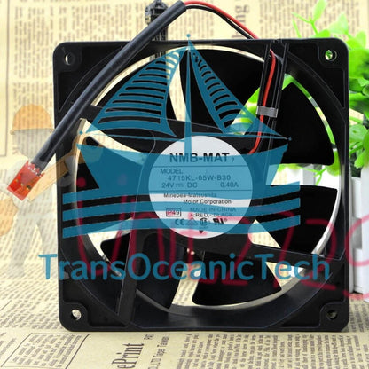 1PC 24V 0.4A 2pin CASE Cooling Fan 4715KL-05W-B30 120*120*38mm ~