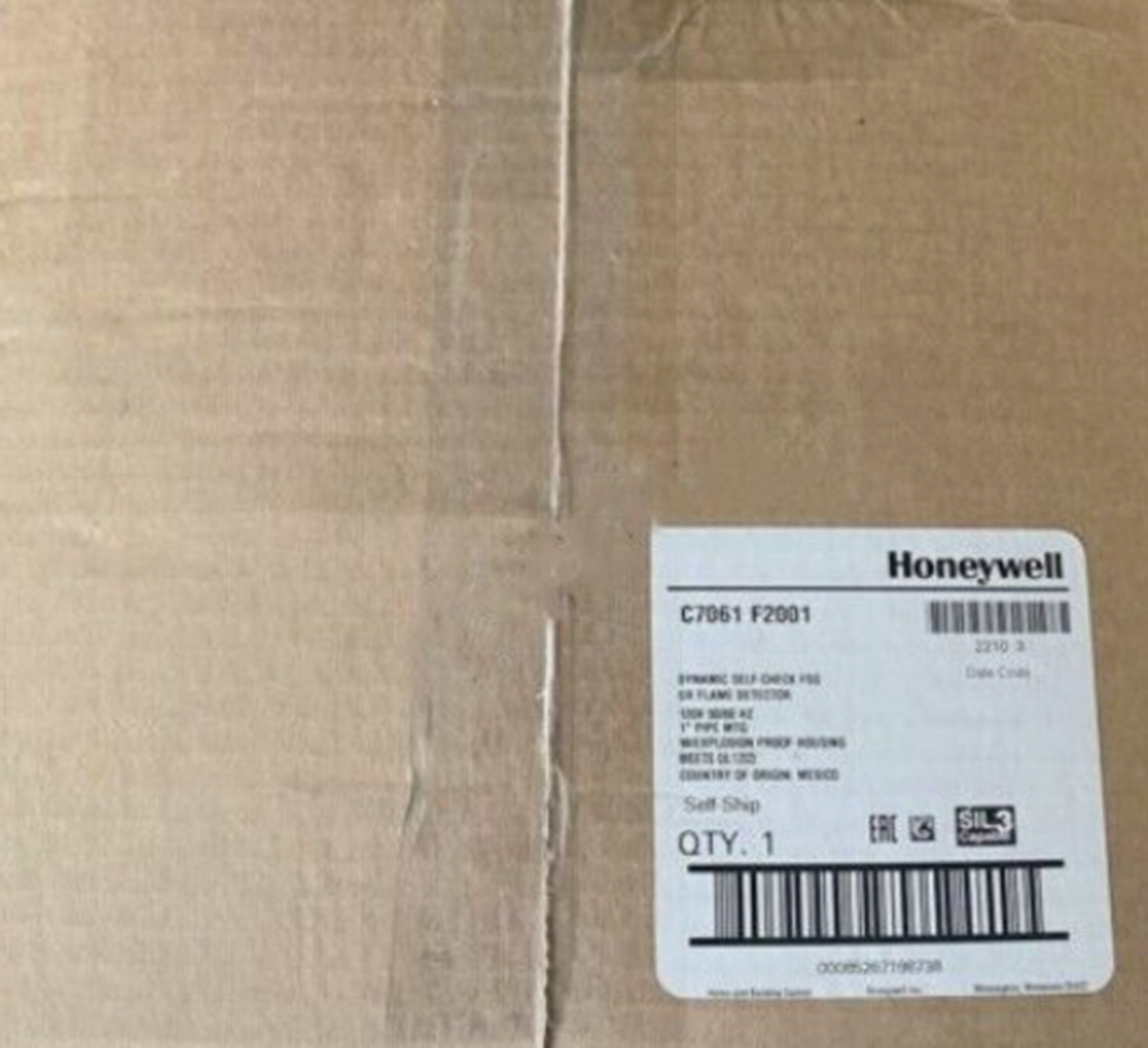 new  Honeywell C7061F2001 detector Honeywell