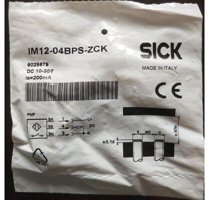SICK IM12-04BPS-ZCK PROXIMITY SENSOR - SICK